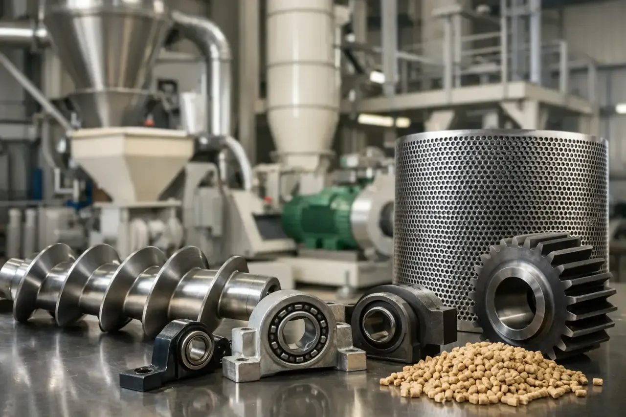 Peças para fábrica de ração e menos paradas